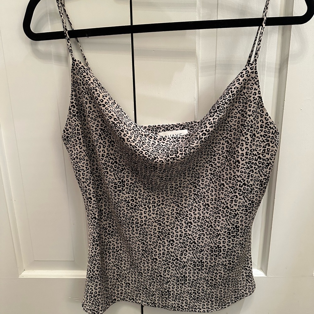 Wayf x BFF collection (Dede and Emily) cheetah camisole/tank